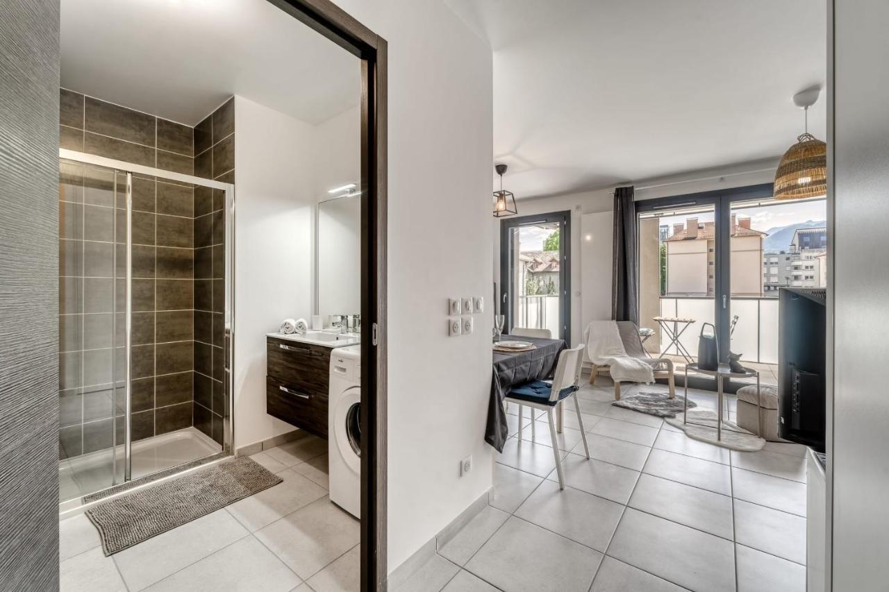 Emergence - Beautiful Studio For 2 People Balcony And Garage Annecy Ngoại thất bức ảnh